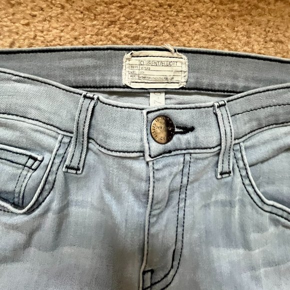 NWOT Current/Elliott The Ankle Skinny Cheville Briggs Wash 27 - Picture 4 of 6